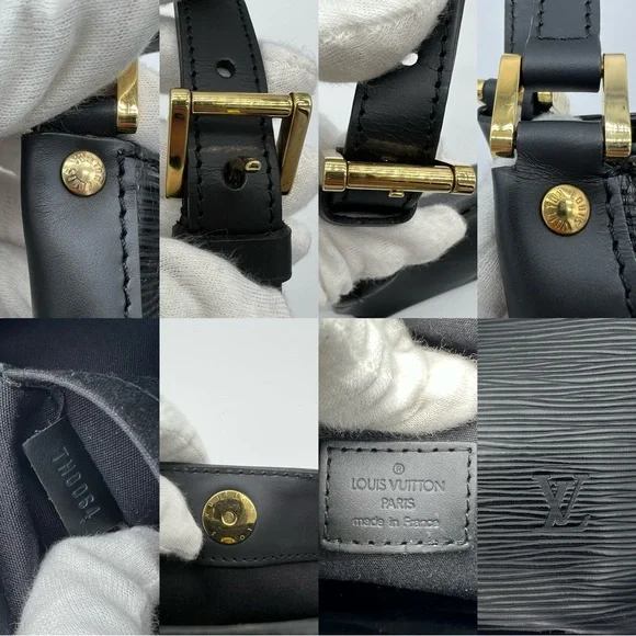 ❌SOLD❌Authentic Louis Vuitton Black Epi Mandara PM shoulder bag - Picture 14 of 16